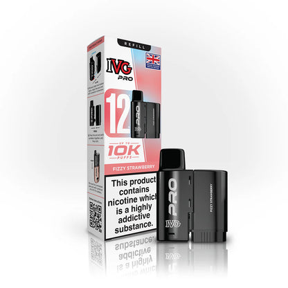IVG Pro 12 Refill Pods – 2ml + 10ml | Up to 10,000 Puffs | 20mg Nic Salt